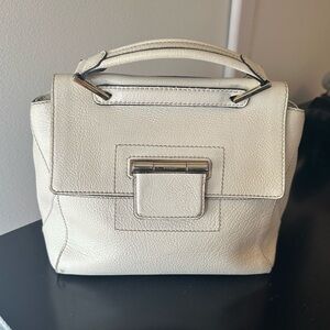 FURLA Conchiglia Natural Pebbled Leather Medium Artesia Satchel